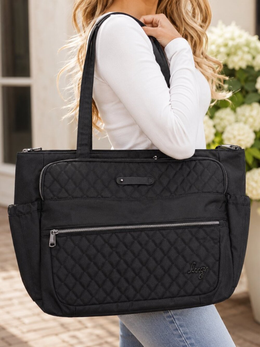NEW ❤️ Lug Calypso Black Tote Ultra X Laptop Rugged Work Travel